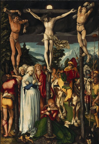 De kruisiging van Christus door Hans Baldung Grien